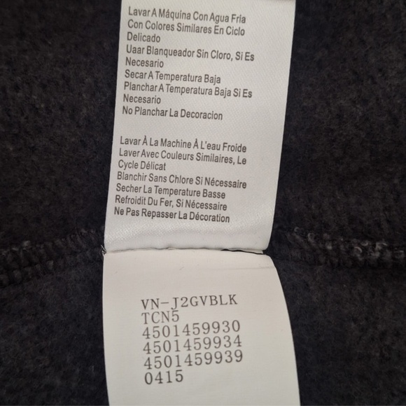 Vans Watshon Hoodie Men's XXL Black Full Zip Sweatshirt Skate Surf Street Style - Picture 7 of 8